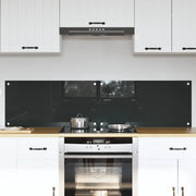 Rivestimento da Cucina 2 pz-Set di 2 Paraschizzi per Cucina Grigio scuro 80 x 40 cm