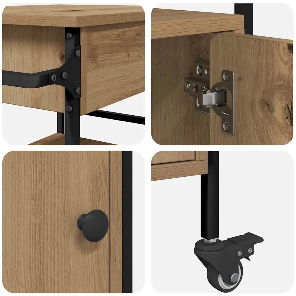 Carrello da Cucina Rovere artigianale 56 x 43 x 89,5 cm CFW6908255