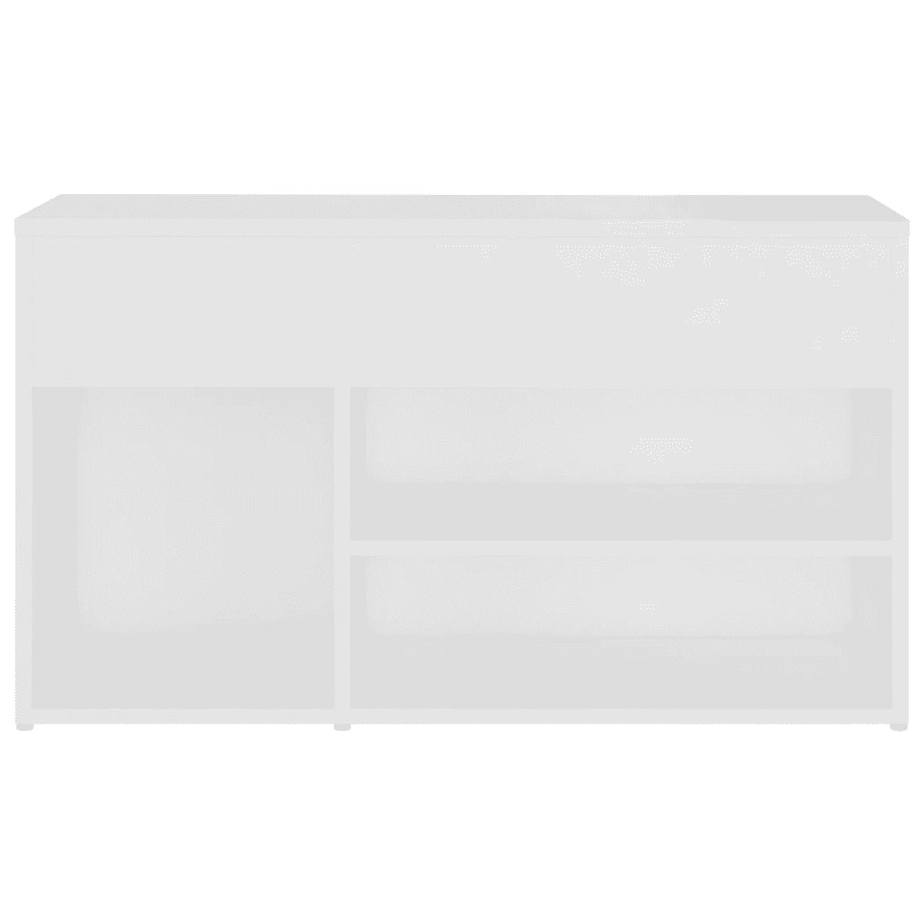 Panca Porta Scarpe | Scarpiera | Mobile per scarpe Bianco 103x30x54,5 cm in Truciolato