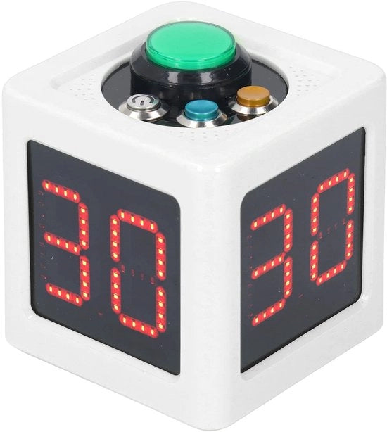 Orologio da corsa HD 1,4 pollici - Conto alla rovescia - Stoppista - Timer professionale - Funzione allarme - Facile da utilizzare - Ideale per eventi privati