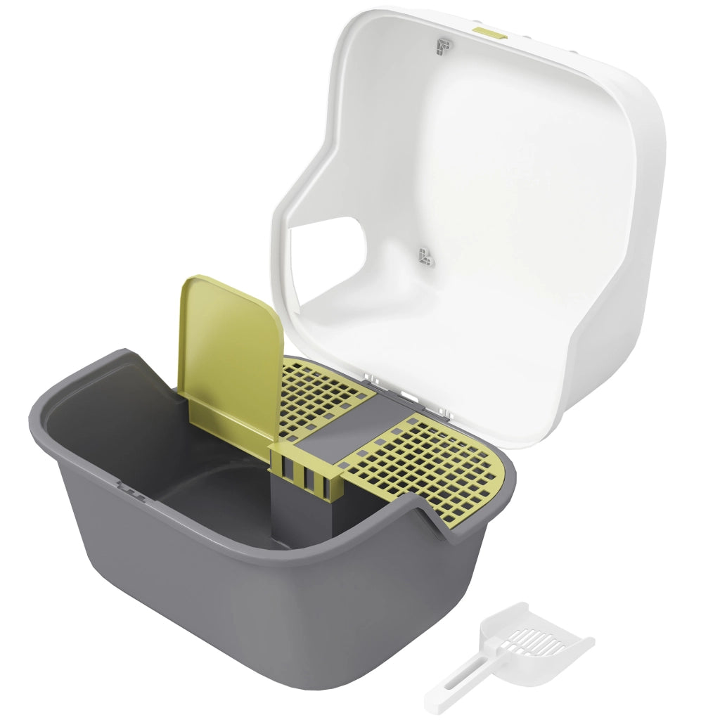 Lettiera per Gatti con Coperchio ¨C Xylo ¨C 50x50x39 cm Crema