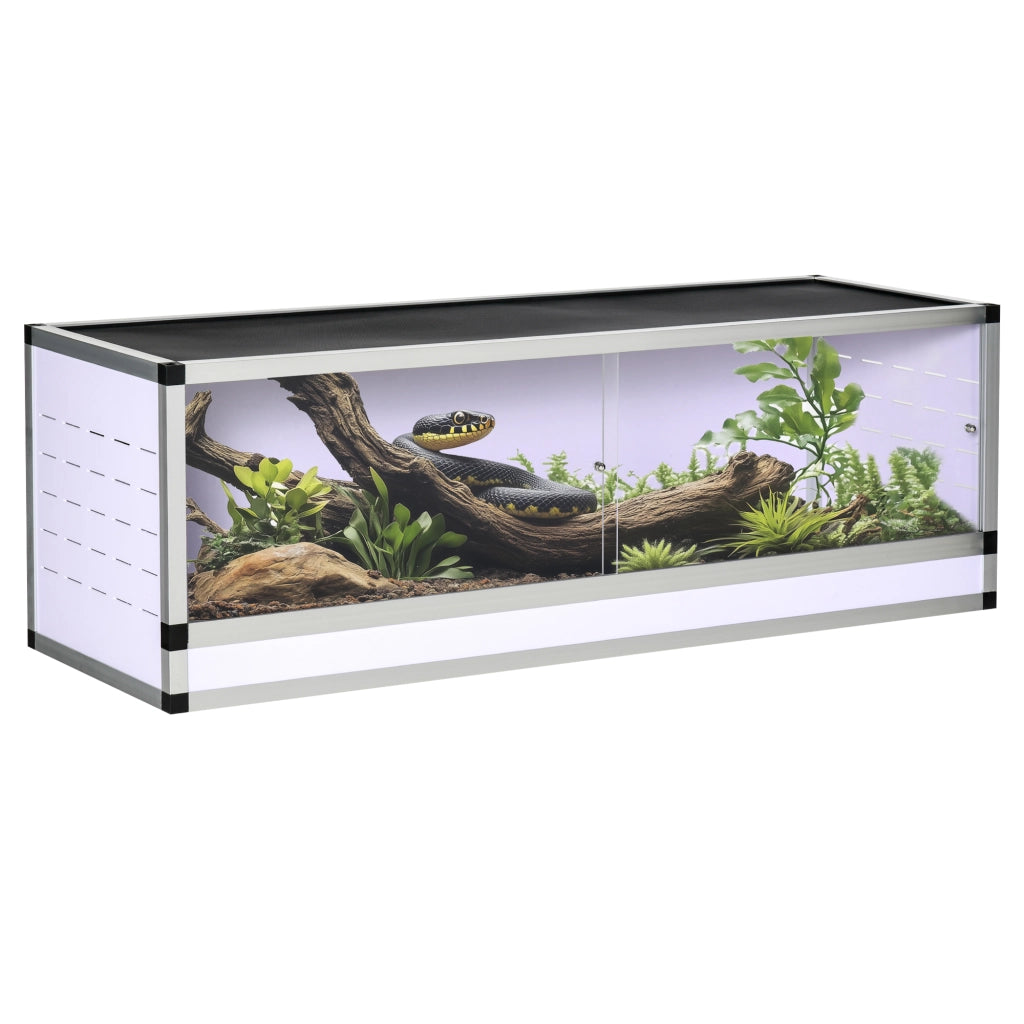 Terrario in Acrilico ¨C Xylo ¨C 120x40x40 cm per Rettili Anfibi Insetti