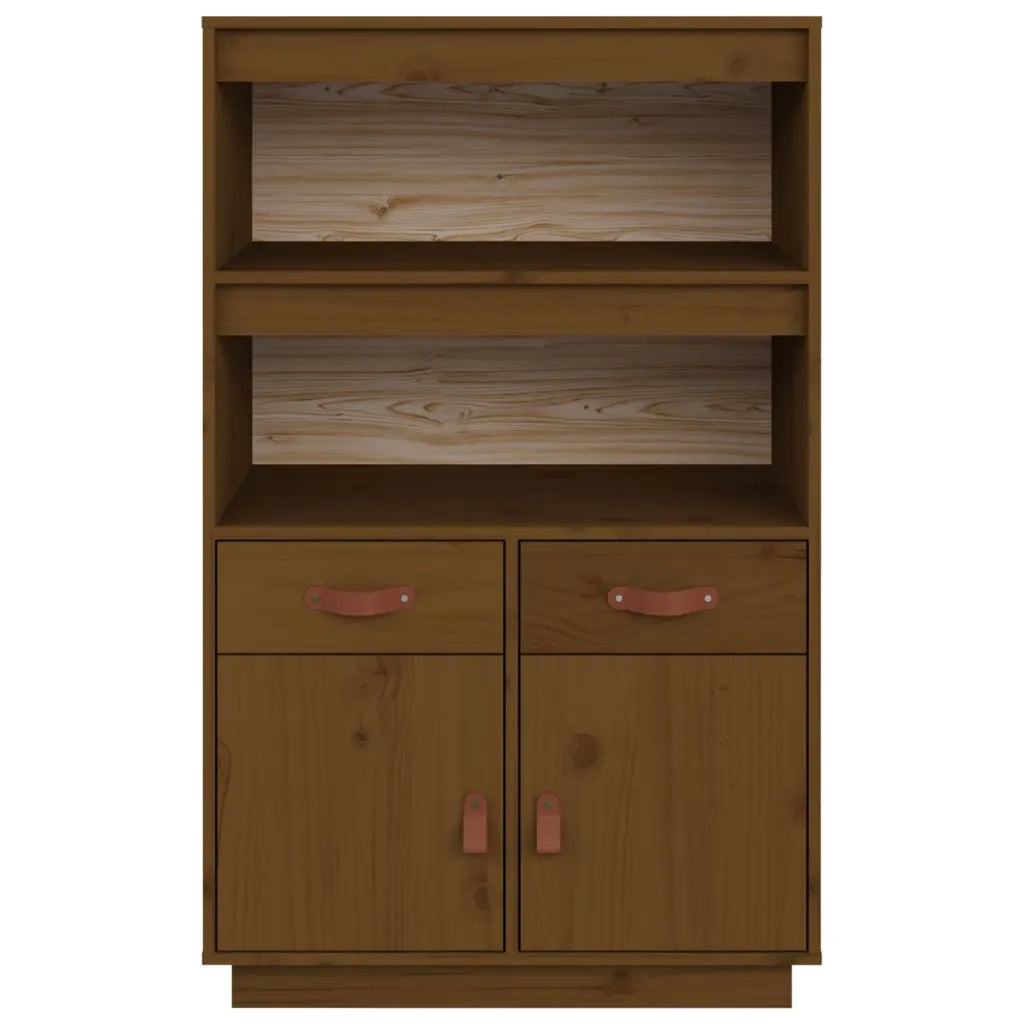 Credenza ambra 67x40x108,5 cm in Legno Massello di Pino 820160