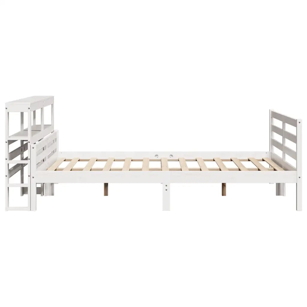 Giroletto con Testiera 160x200 cm in Legno Massello di Pino