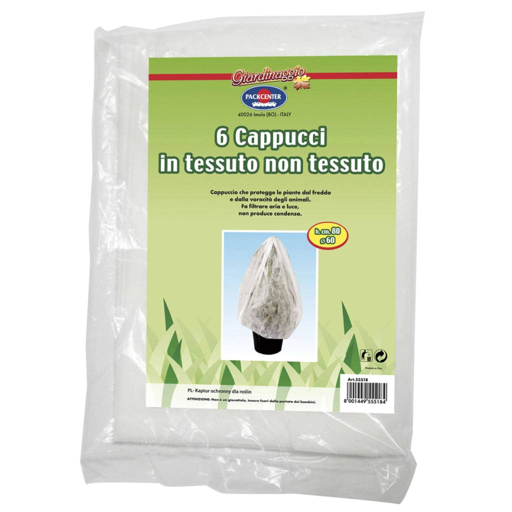 6 Cappucci Conici Telo Tnt Diam.60Xh.8O