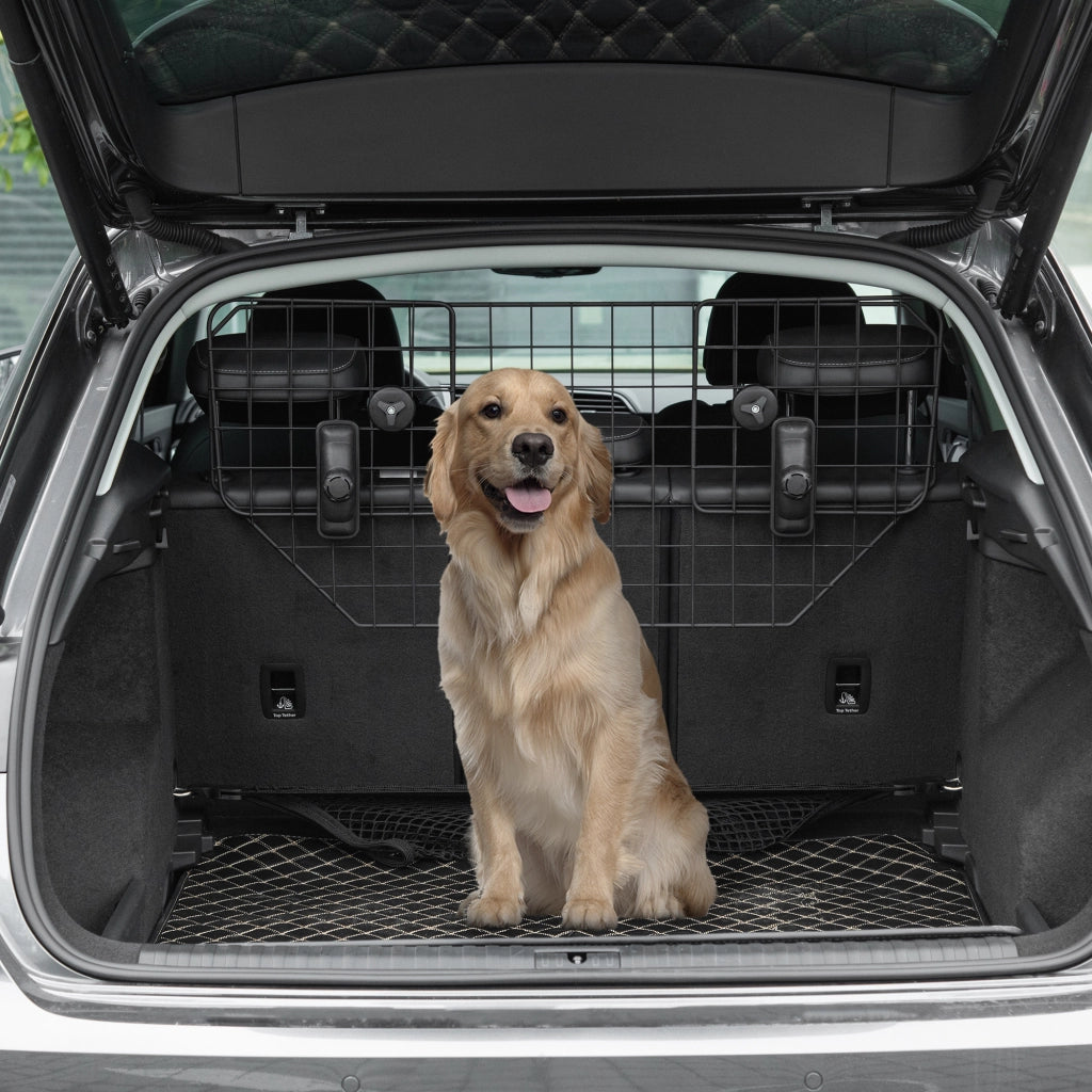 Barriera Protettiva Auto per Cani ¨C Minimal ¨C 90-120x40.5 cm Nero