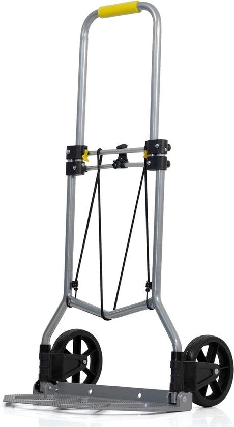 Carrello a Piattaforma con Ruote Infallibili e Maniglia Telescopica - 90KG (90KG)