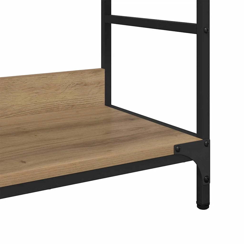 Libreria-Scaffale per Libri-Mobile di Stoccaggio rovere artigianale 78.5 x 33 x 82 cm Legno multistrato