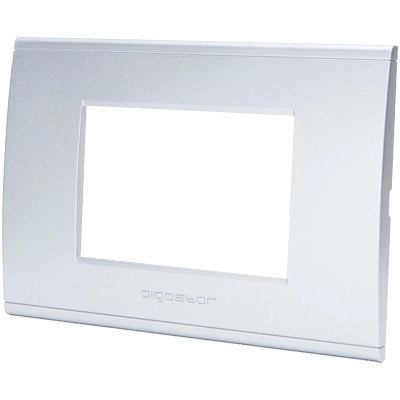 PLACCA COPRIFRUTTI ABL - ARGENTO POSTI 3 MM 120X85- 8 pezzi