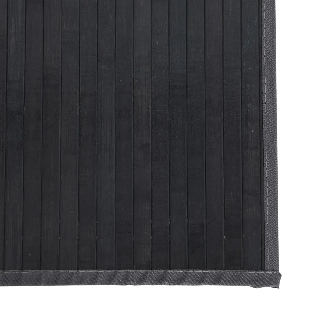 Tappeto Rettangolare Grigio 60x400 cm in Bambù 376850