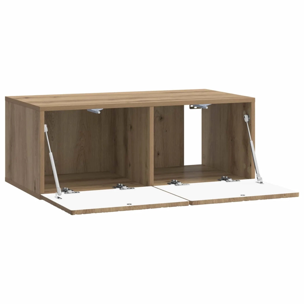 Mobile Porta TV da Muro 78,5 x 31 cm Rovere Artigianale 898894