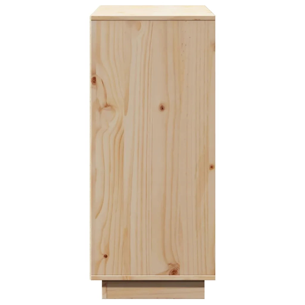 Credenza-Buffet-Armadio da cucina 110,5x35x80 cm in Legno Massello di Pino
