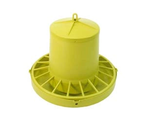 MANGIATOIA TRAMOGGIA ANTISPRECO PER AVICOLI- - Kg.12/15 di capienza misure ø cm.46x46h. - 5 pezzi