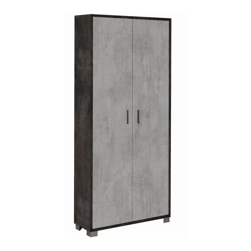 Mobile 2 Ante Kit Ossido Nero cm 83x29x190h - Sarmog