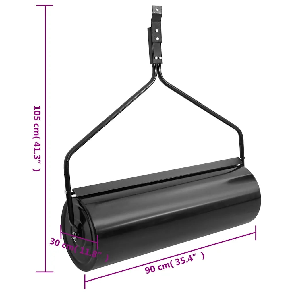 Rullo da Giardino a Spinta Nero 63 L Ferro CFW8043809