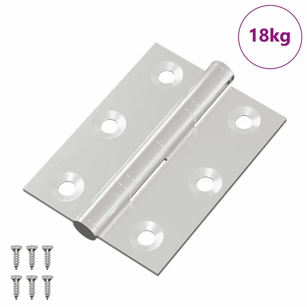 Cerniera 720 pz Argento 50 x 38 x 1,3 mm Acciaio CFW3769916
