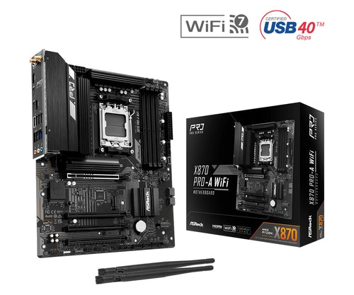 Asrock mb amd am5 x870/4ddrs/wifi - 90-MXBT6-A0UAYZ