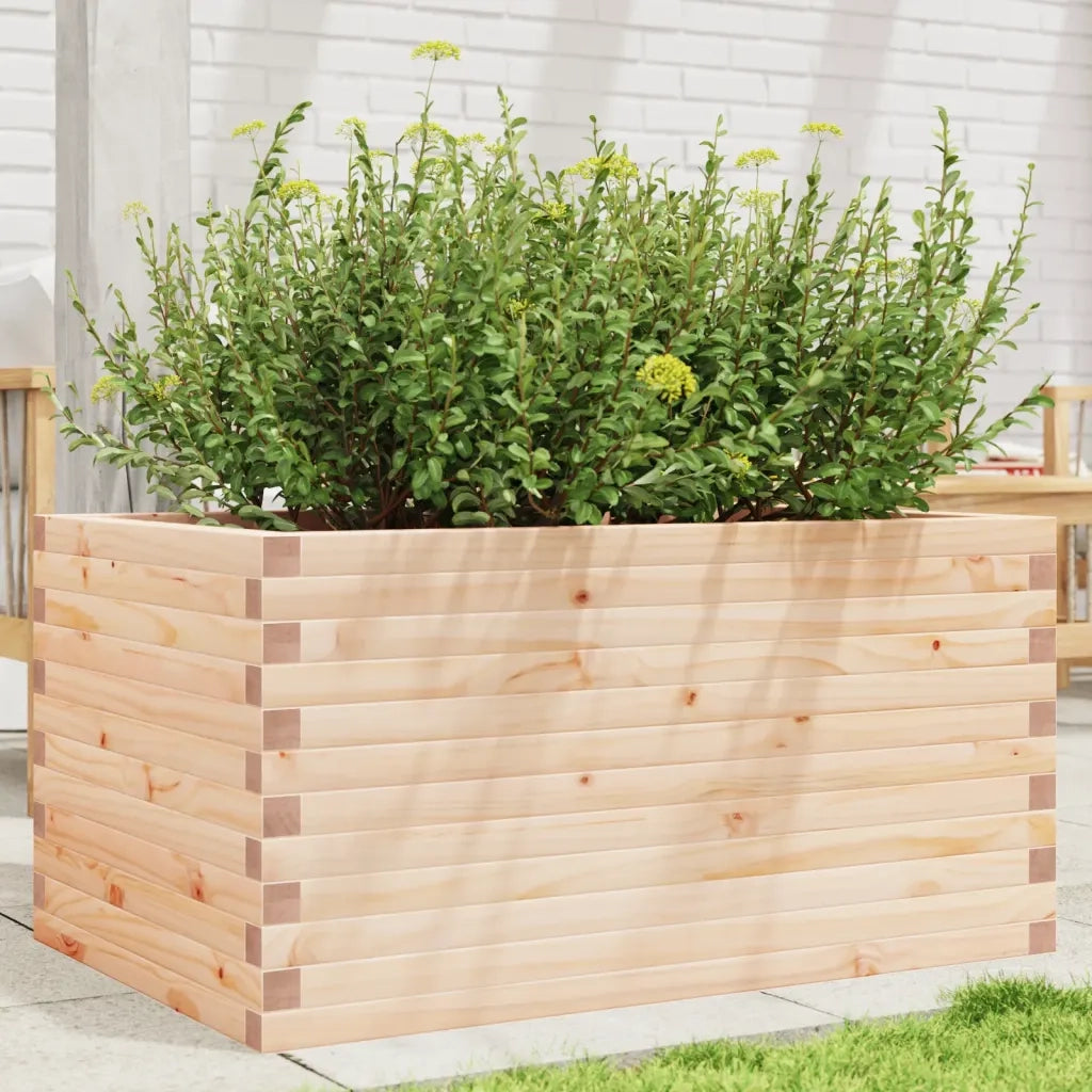 Fioriera | Cassetta per fiori | Vaso da Giardino 90x60x45,5 cm in Legno Massello di Pino