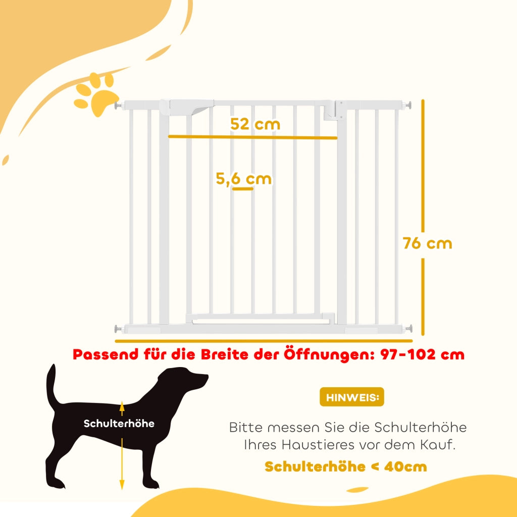 Cancello di sicurezza per scale bambini ¨C Minimal ¨C 76x76 cm bianco
