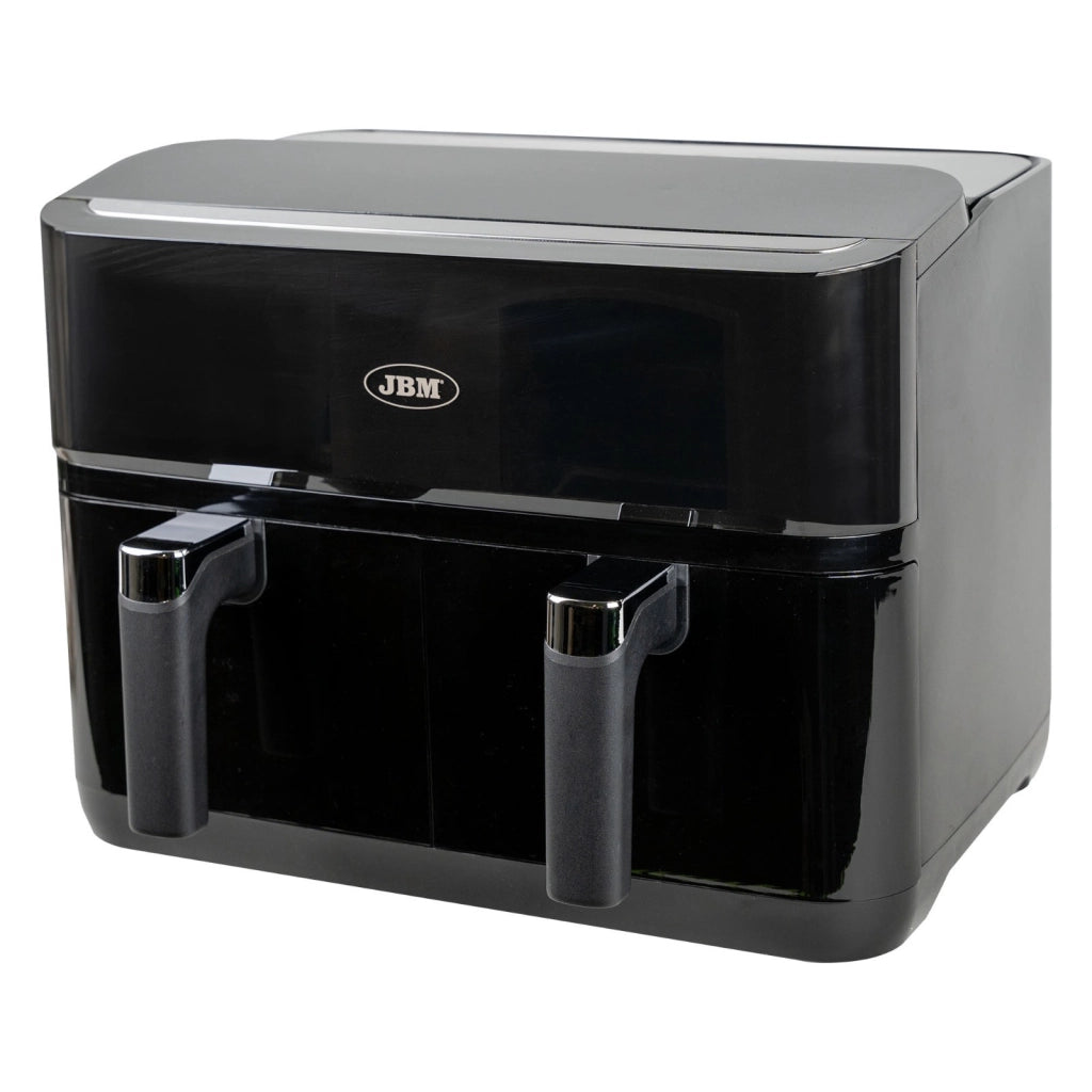 Friggitrice ad Aria Doppio Cestello 9L 1800W 8 Programmi Display LED 200°C