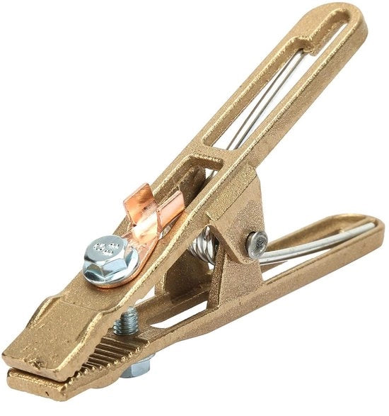 Lasapparecchio a Terra 260A - Viti di Acciaio Inox - Viti A-Tipo - Apparecchio per Lavori Elettrici - Alta Conduttività - Sicuro e Affidabile - Viti per Lavori Elettrici con Clip di Acciaio Inox