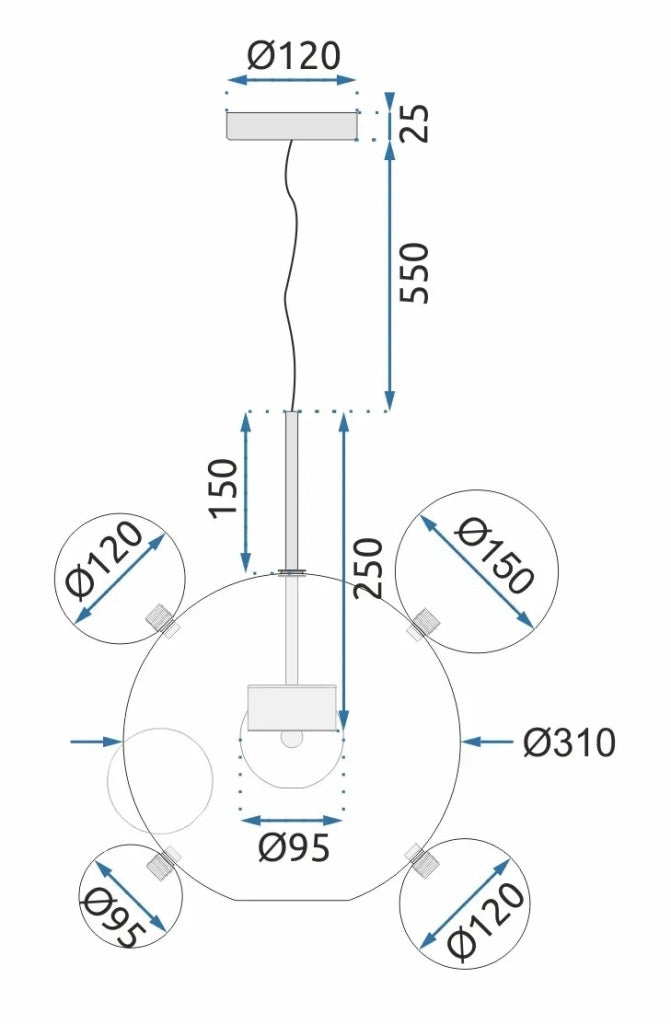 Lampada App650-cp