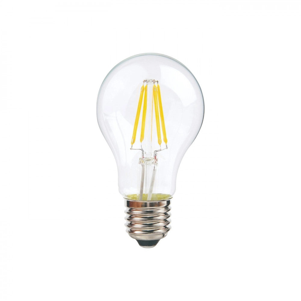 Alca power a60 12w 220v 1850lm 2700k e27 lampada classica a filamento a led