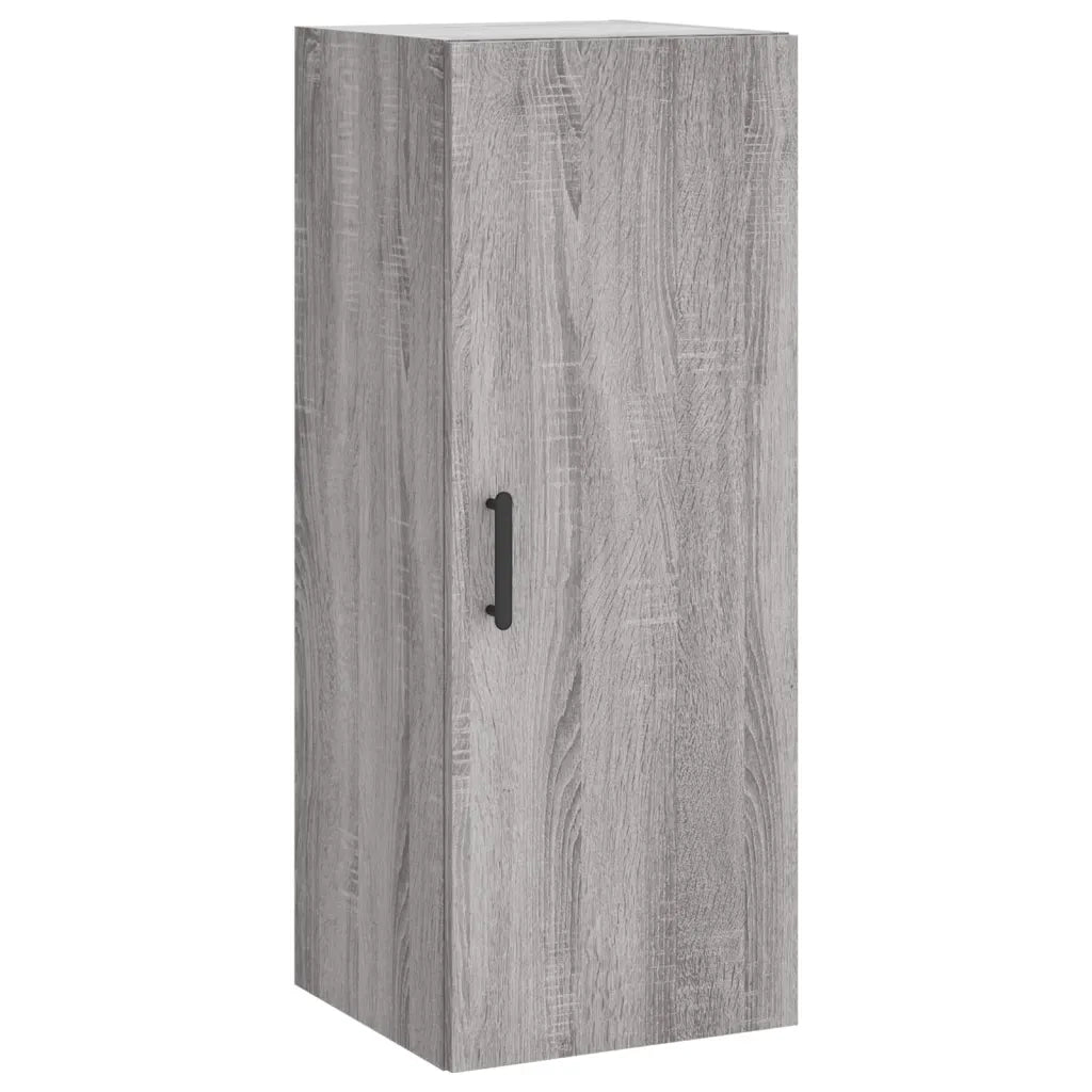 Credenza | Madia | Buffet da pranzo | Armadio da pranzo Grigio Sonoma 34,5x34x180 cm in Legno Multistrato