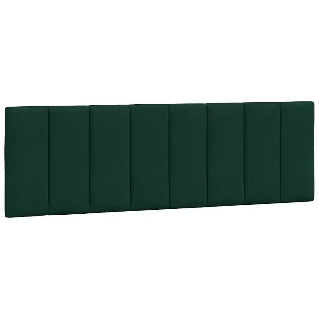 Cuscino Testiera-Cuscino per Testiera Hanko Verde Scuro 160 cm in Velluto