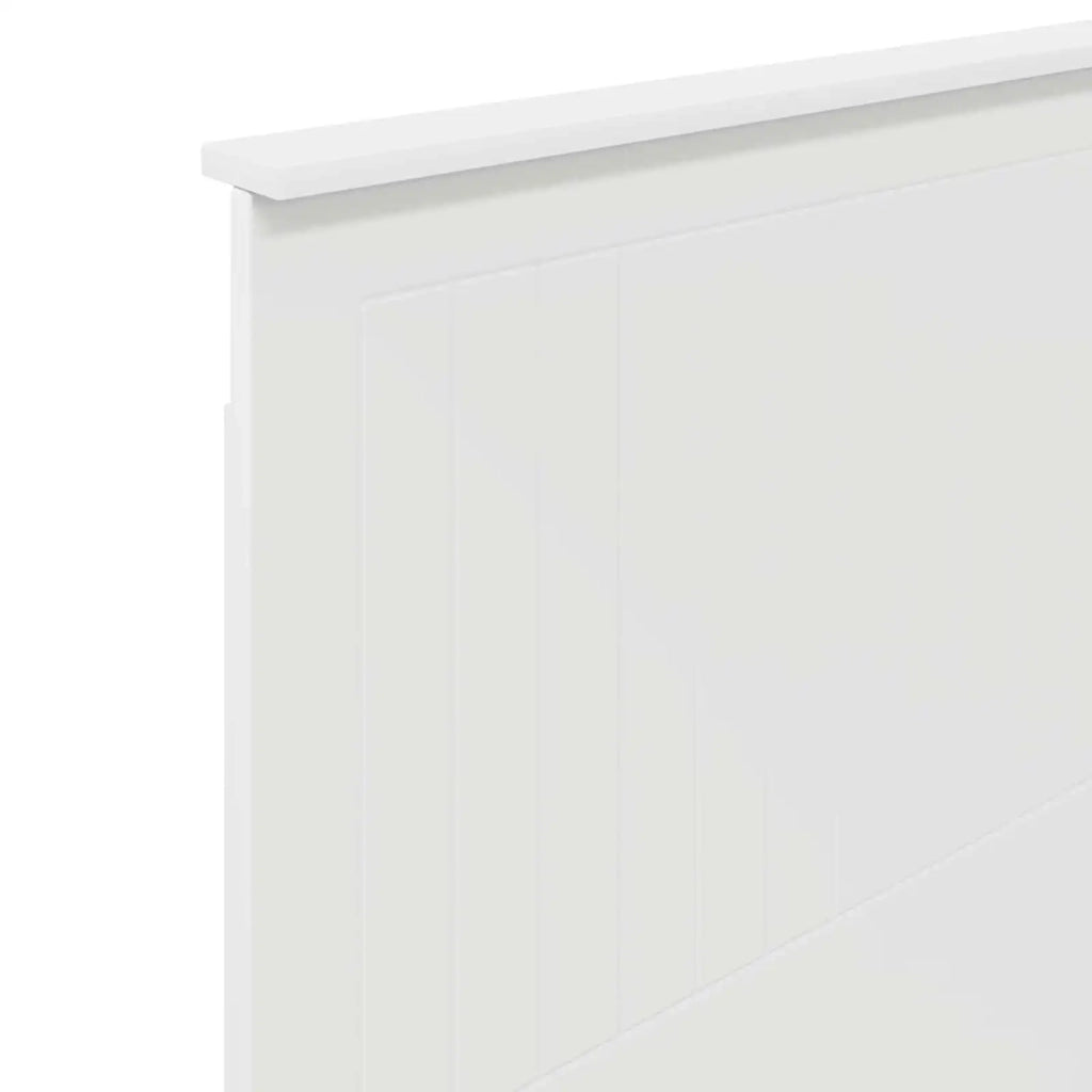 Testiera | Testata con Testiera | Testata Bianco 90 cm Legno multistrato
