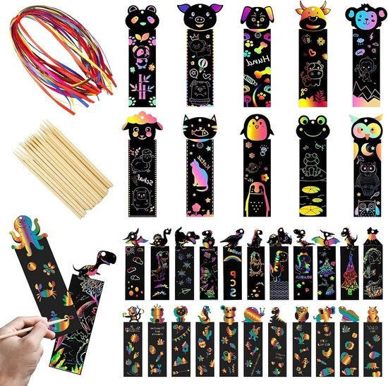Punti di vetro per bambini - Creatività per bambini - 34 pezzi