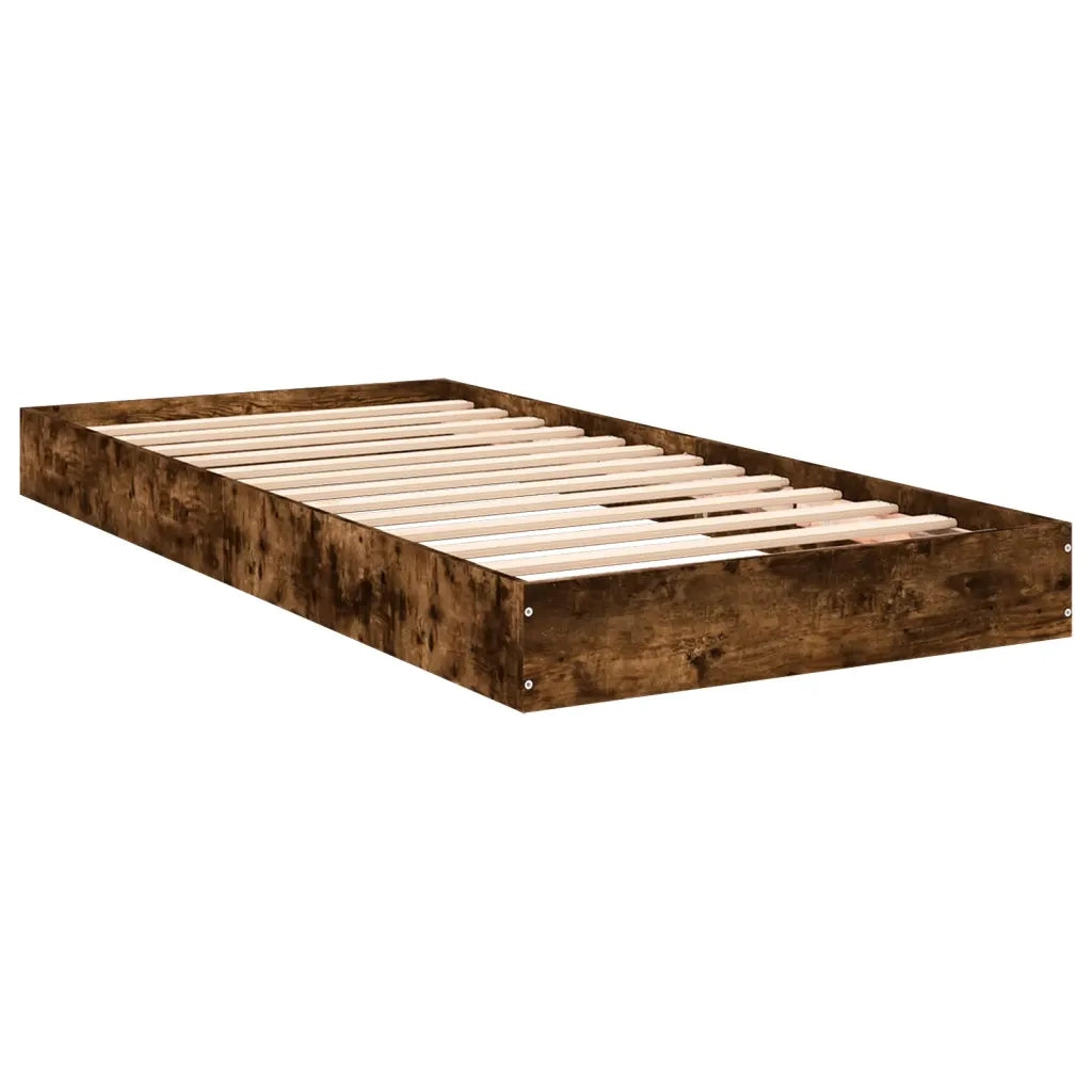 Giroletto senza Materasso Rovere Fumo 75x190 cm in Truciolato 842081