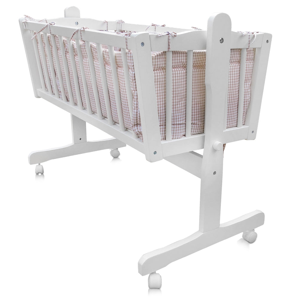 Vitalispa Lettino per bambini Beige 100 x 77 cm Con rulli