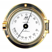 THERMO-IGROMETRO 3" POLISHED BRASS THERMO-HYGROMETER
