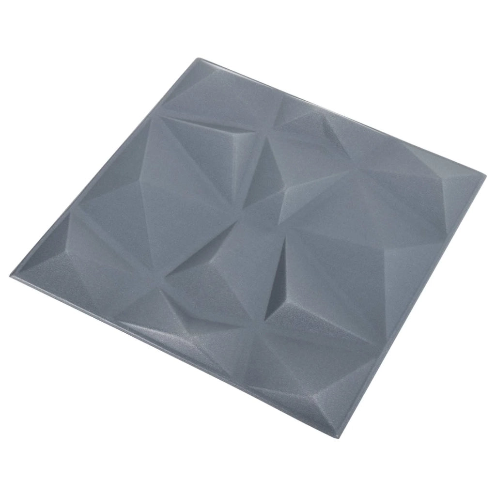 Pannelli da parete 24 pz Grigio Diamante 50 x 50 cm CFW2295679