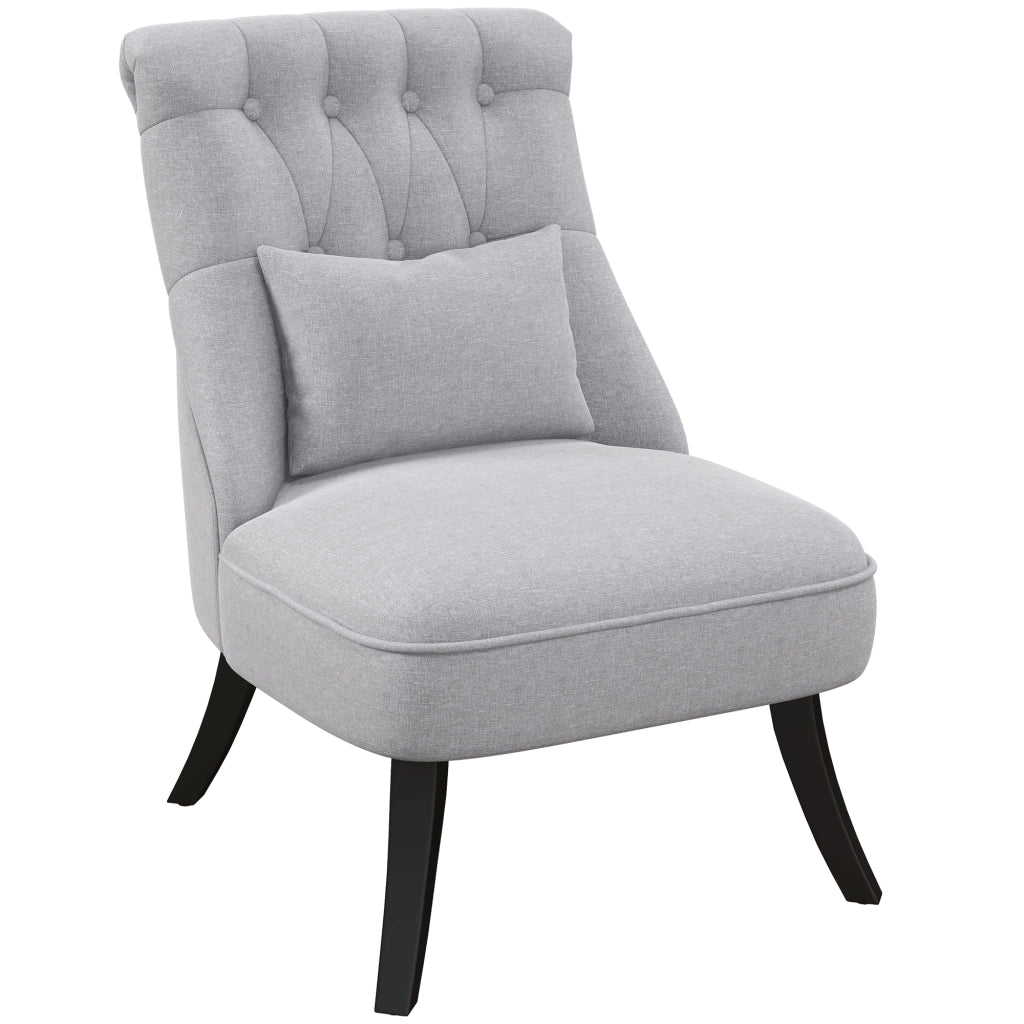 POLTRONA Vintage 52,5x69x77 cm Lino Grigio