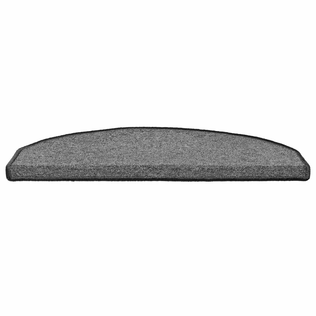 Tappetini per scale autoadesivi 15 pcs Grigio Scuro 42038636