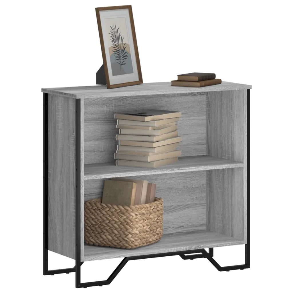 Libreria Grigio Sonoma 80x31x74,5 cm in Legno Multistrato 848622