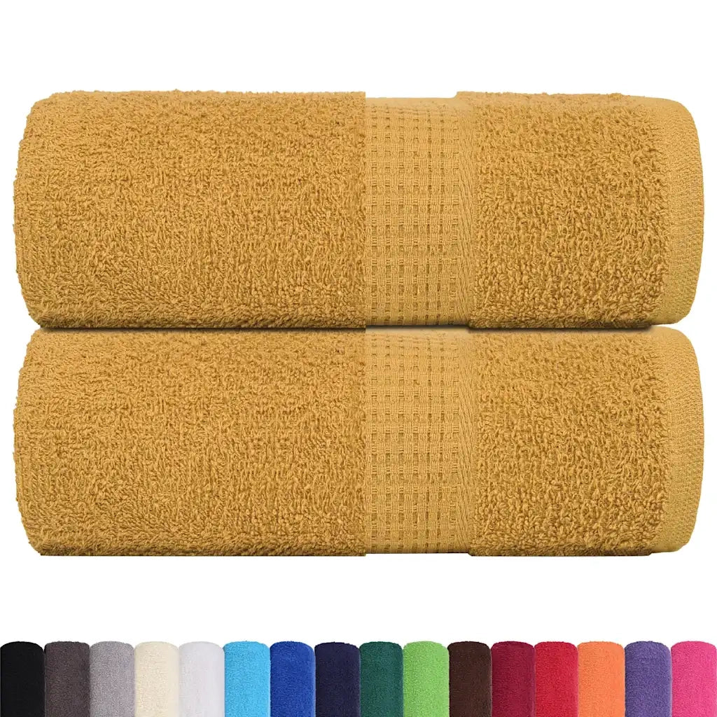 Asciugamani per ospiti FROGN 2 pz | Teli per bagno Oro 30x50 cm 360 g/m2