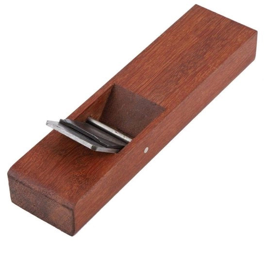 Aeroplano per lavorazione del legno - Spazzola per lavorazione del legno - Lame in acciaio di alta qualità - Duraturo e resistente - Dimensioni 245 mm - Legno di alta densità