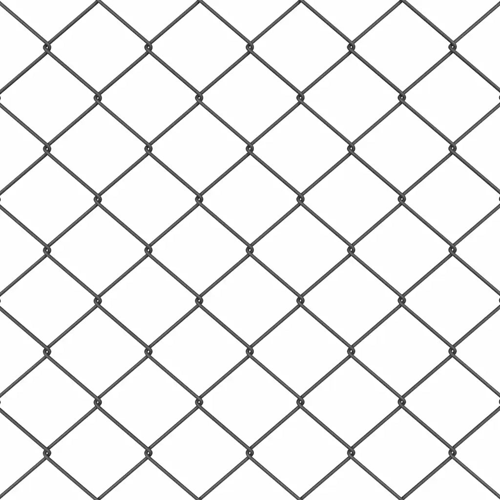Palo della recinzione Grigio 10 x 0,4 m (maglia 40 x 40 mm) 3351174