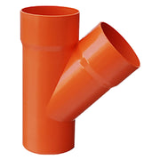 DERIVAZIONE 45 E?  ° IN PVC 45 E?  °  E?E ? 125