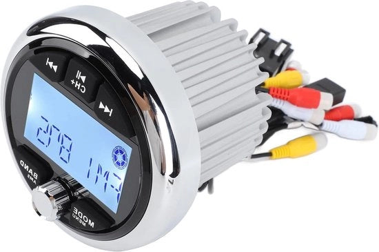 Radio Bluetooth per barche RV - 12V Radio marino con lega d'alluminio - Impermeabile con musica lossless.