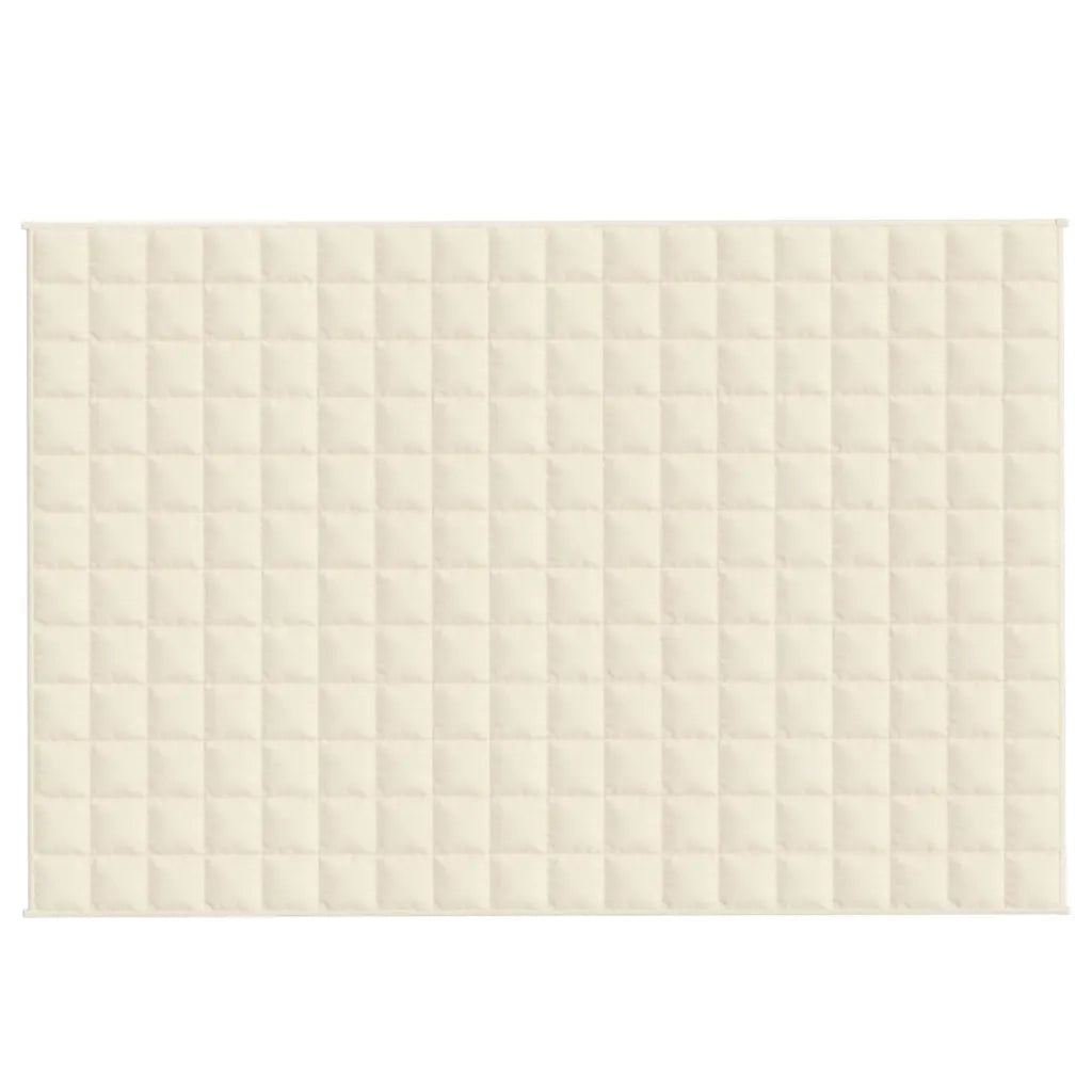 Coperta Ponderata Crema Chiaro 122x183 cm 9 kg Tessuto 3154866
