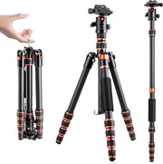 Stativo per fotografia leggero in carbonio - compattabile - 1 pezzo