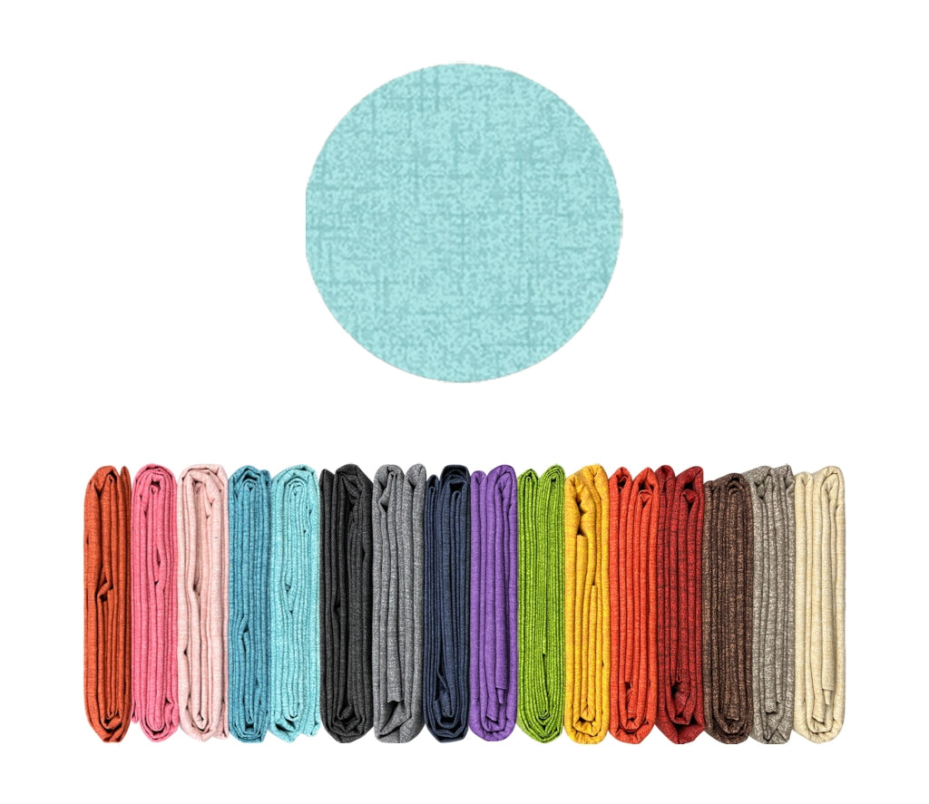 Telo Arredo Tinta Unita Made in Italy in Cotone Panama Grandfoulard Copritutto Azzurro Chiaro - 2 Posti 280x240