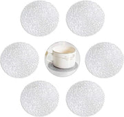Antisalti - 6 pezzi - argento - metallo - 10 cm