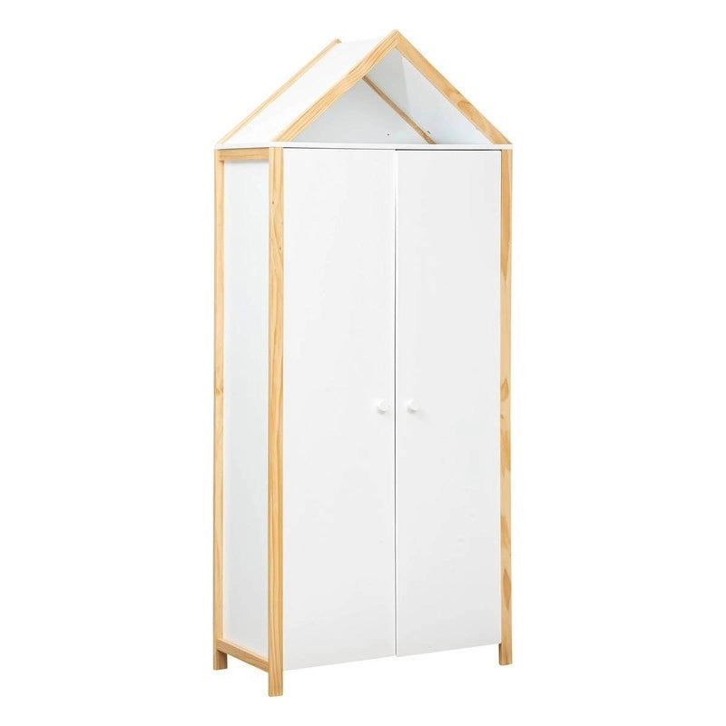 Armadio per cameretta Kima legno bianco 86x204,5 cm