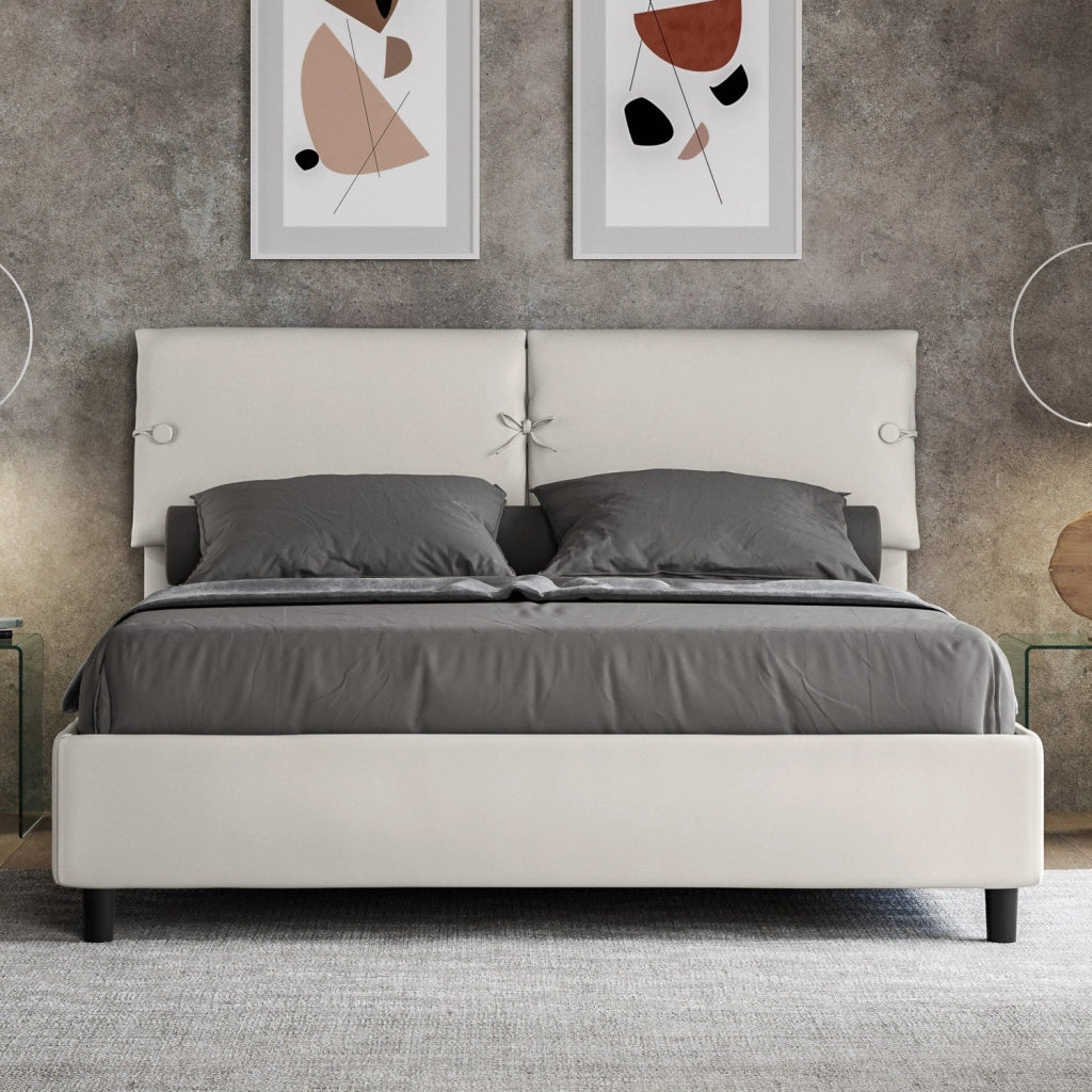 Letto Matrimoniale 160x190 cm con Rete Sleeper Bianco
