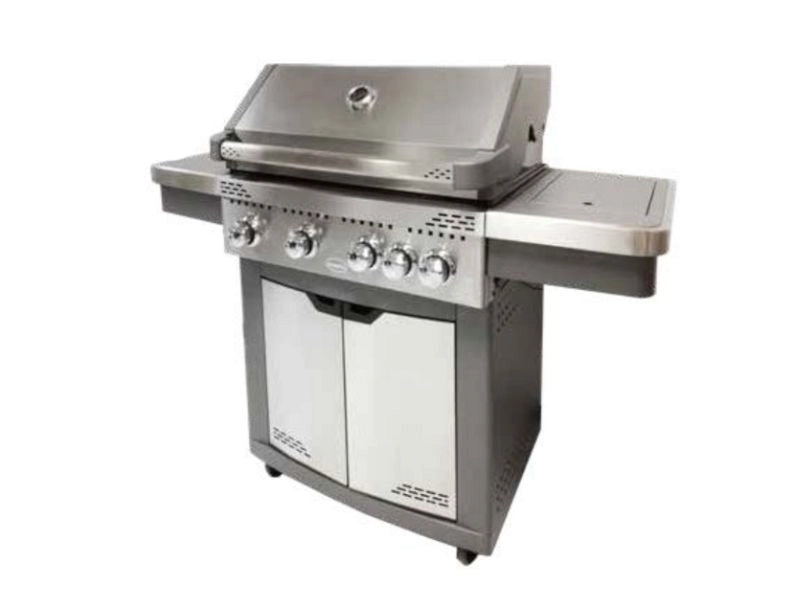 Barbecue a gas Generation Funpro Inox 4 bruciatori 1 fornello laterale